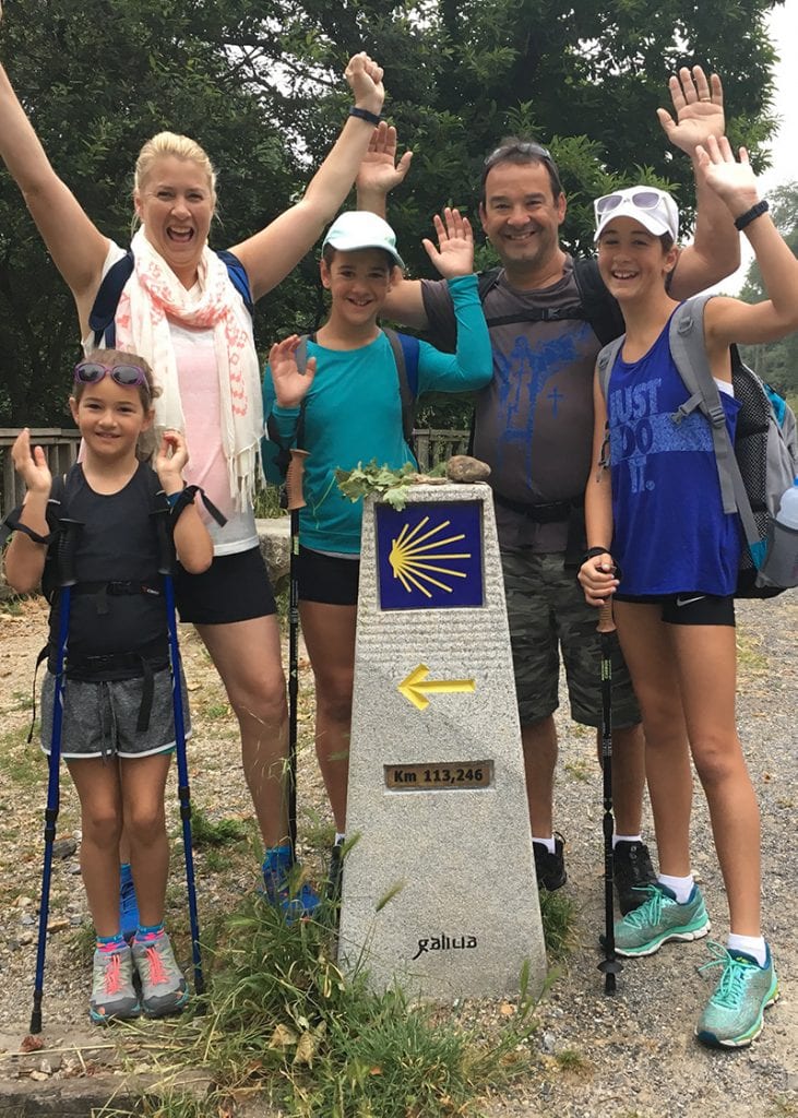 The French Way as a Family - The final 100kms